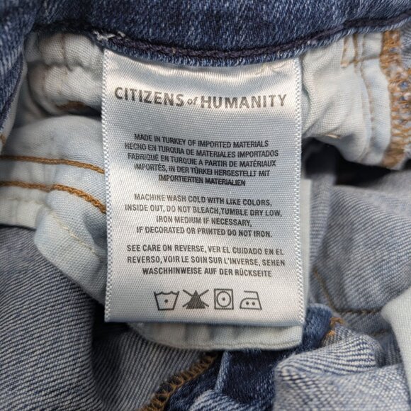 Citizens of Humanity Premium Vintage Jeans Women’s Size 25 Mid Rise Slim Fit - Picture 7 of 9